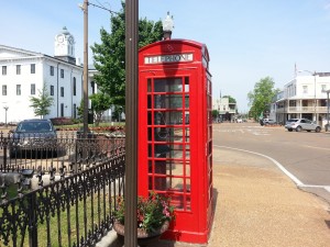 Phone booth a l'anglaise