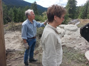 Darwin & Susan atop their mountain