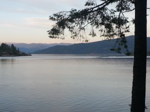 Lake Pend Oreille, from the house