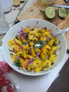 Chef Joe;s mango salad