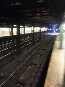 Back in the subway