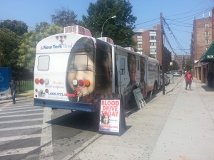 One thing never dies - need for money - just outside the college gates, by giving blood