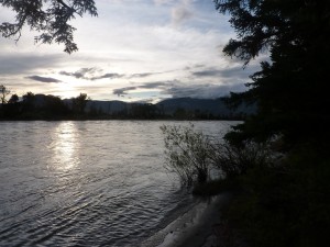 Evening on the Yellowstone River