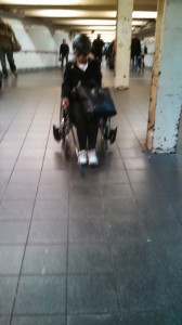 Wheelchair lady